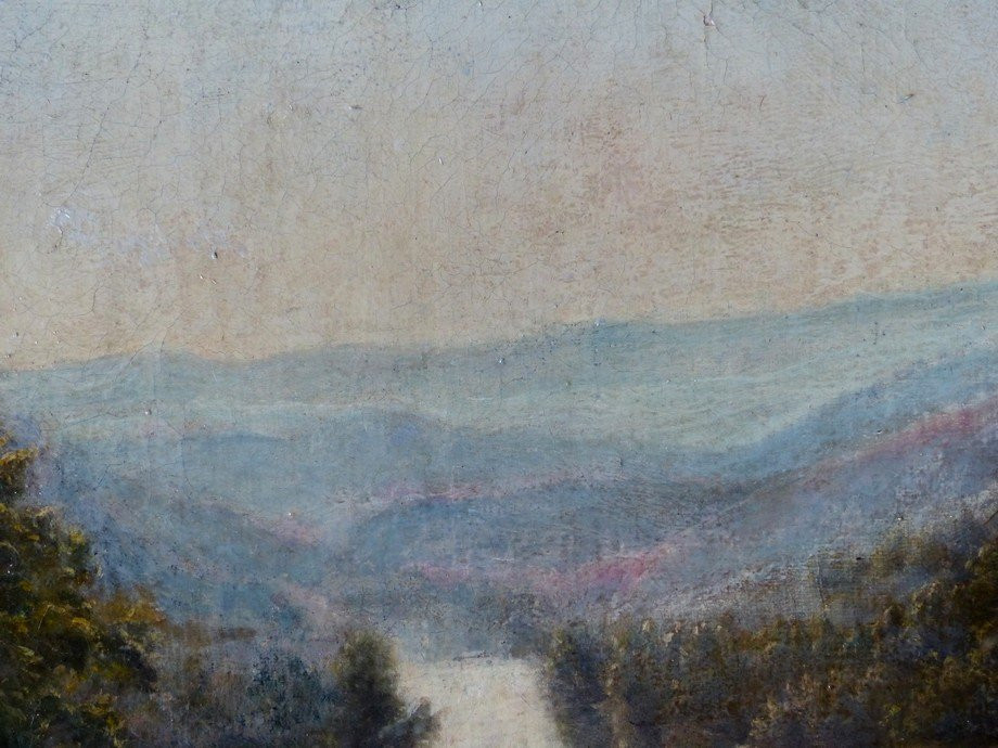 Paysage de Bruyère XIXème-photo-2