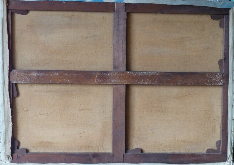 Raymond Rénefer (1879-1957),  Paysage de bord de Seine (grand format)-photo-5