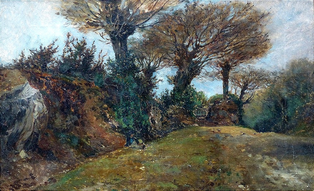 Nap By The Roadside By Jacques Guiaud (1810-1876)