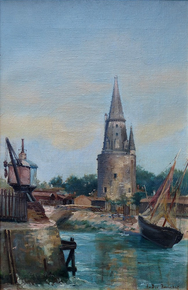 André Dauchez, la tour des quatres sergents à La Rochelle