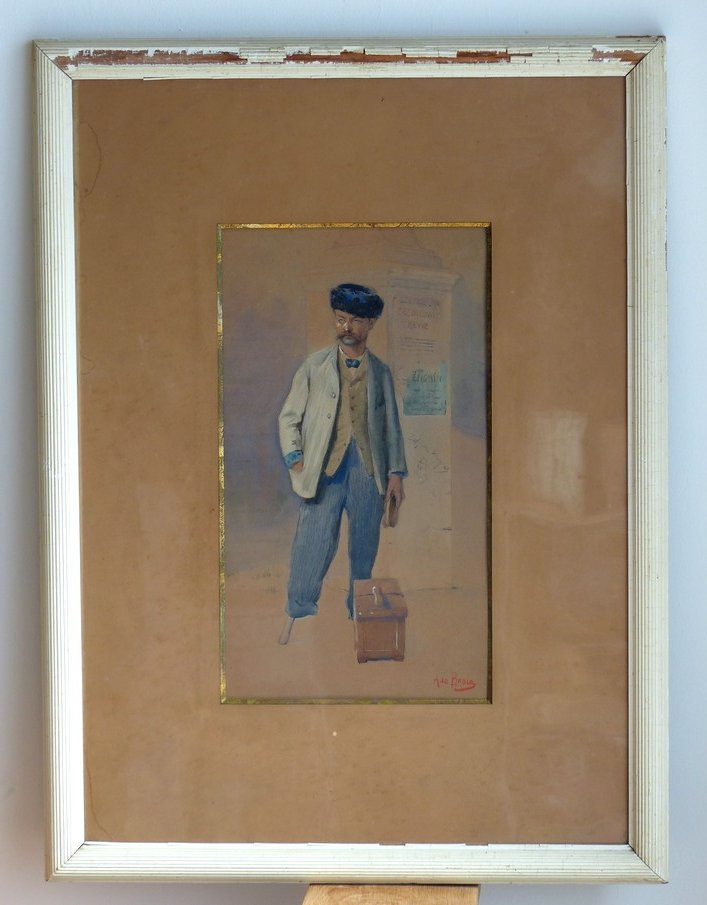 The Shoeshine Boy By Alexis De Broca-photo-2