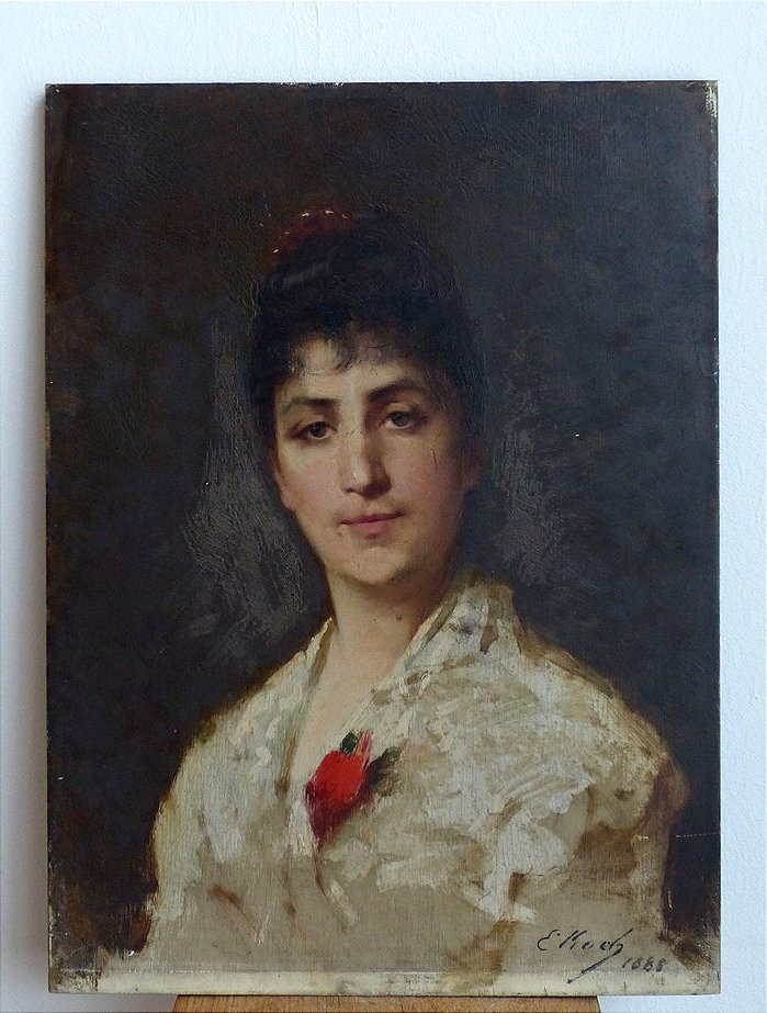 Portrait Of An Elegant 19th-century Woman-photo-2