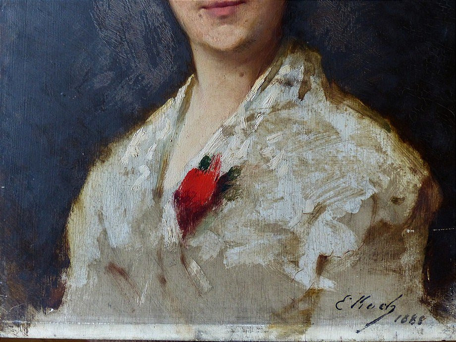 Portrait Of An Elegant 19th-century Woman-photo-4