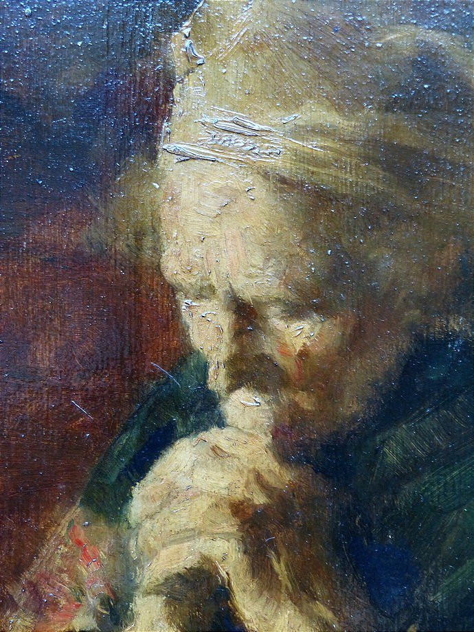 Portrait Of A Breton Woman By Jacques Simon -photo-4