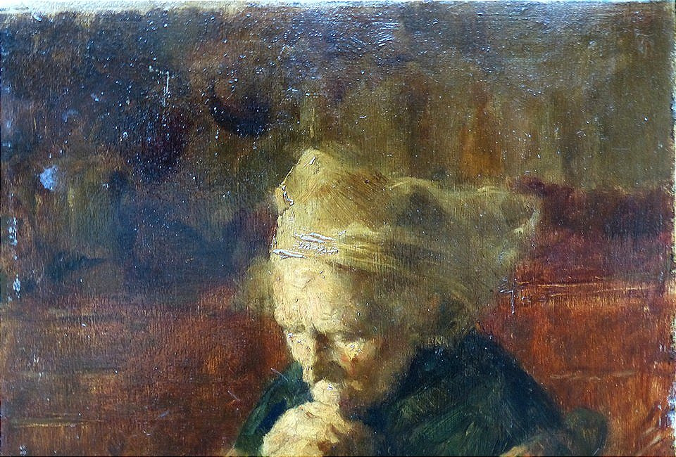 Portrait Of A Breton Woman By Jacques Simon -photo-3