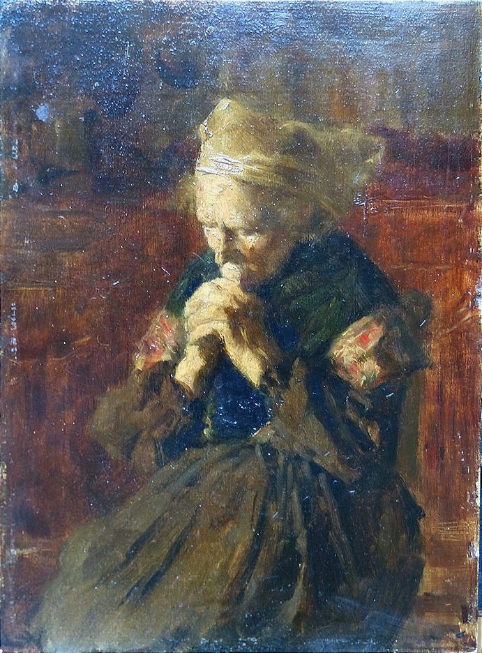 Portrait Of A Breton Woman By Jacques Simon 