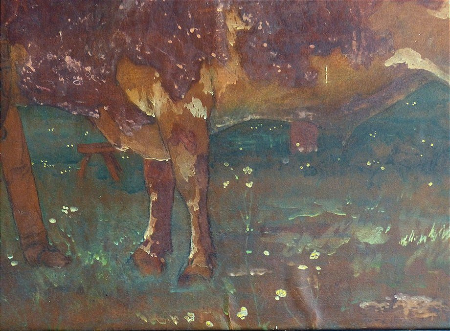 Jacques Simon, The Cow And Its Farmer-photo-1