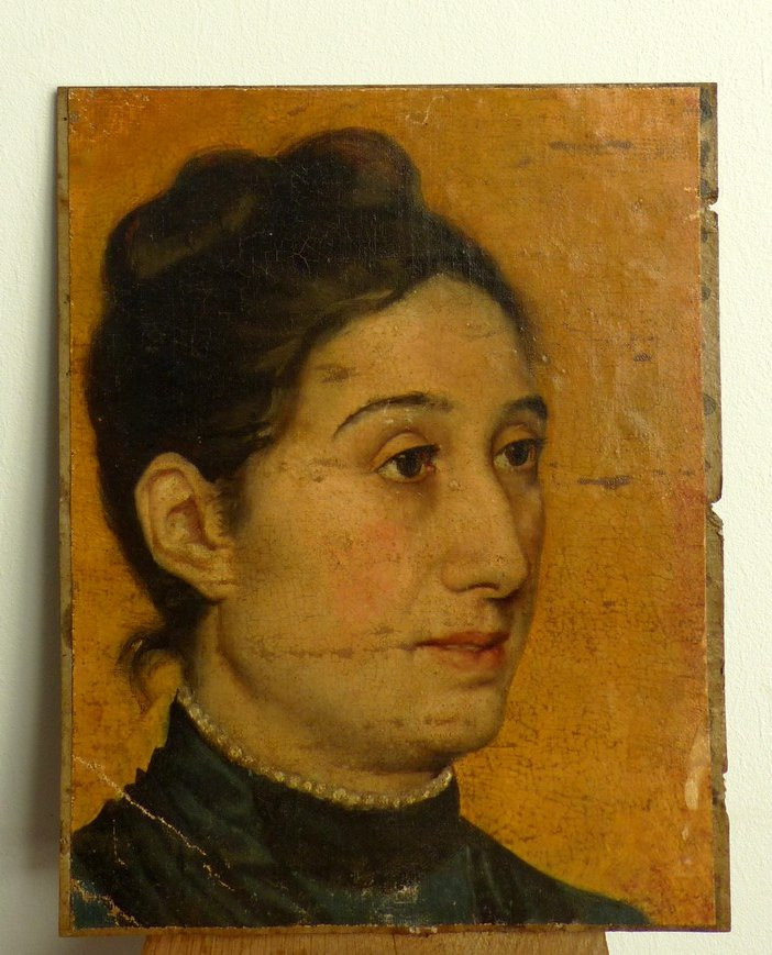 Portrait Of A Woman Circa 1880-photo-2