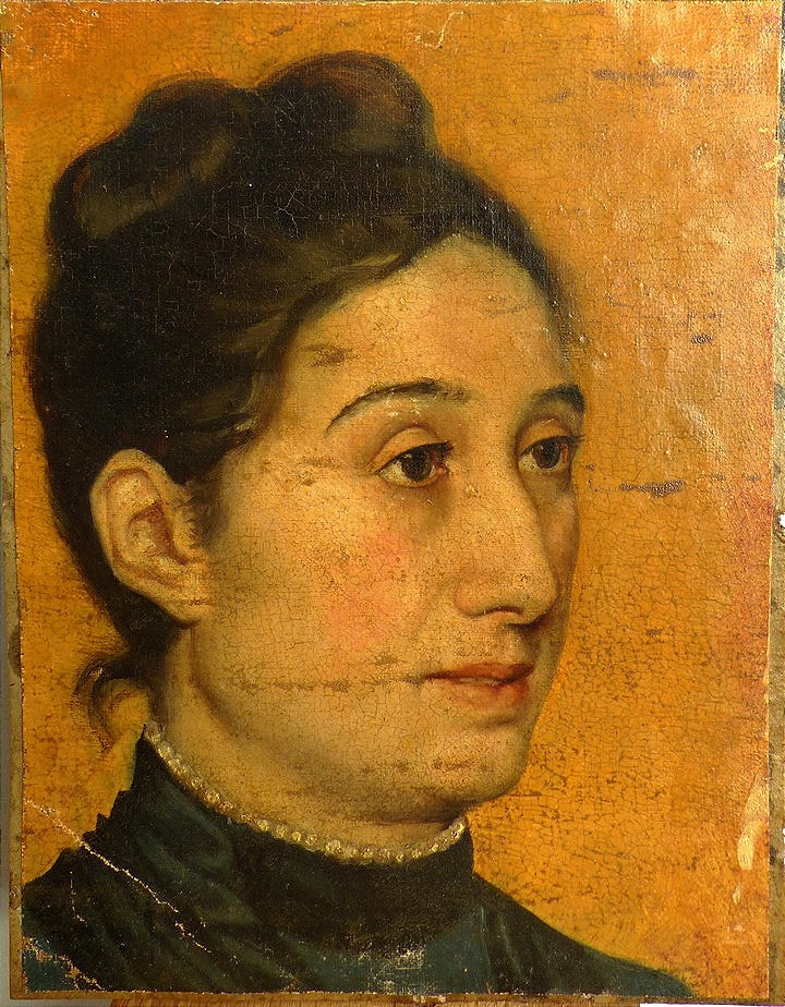 Portrait Of A Woman Circa 1880
