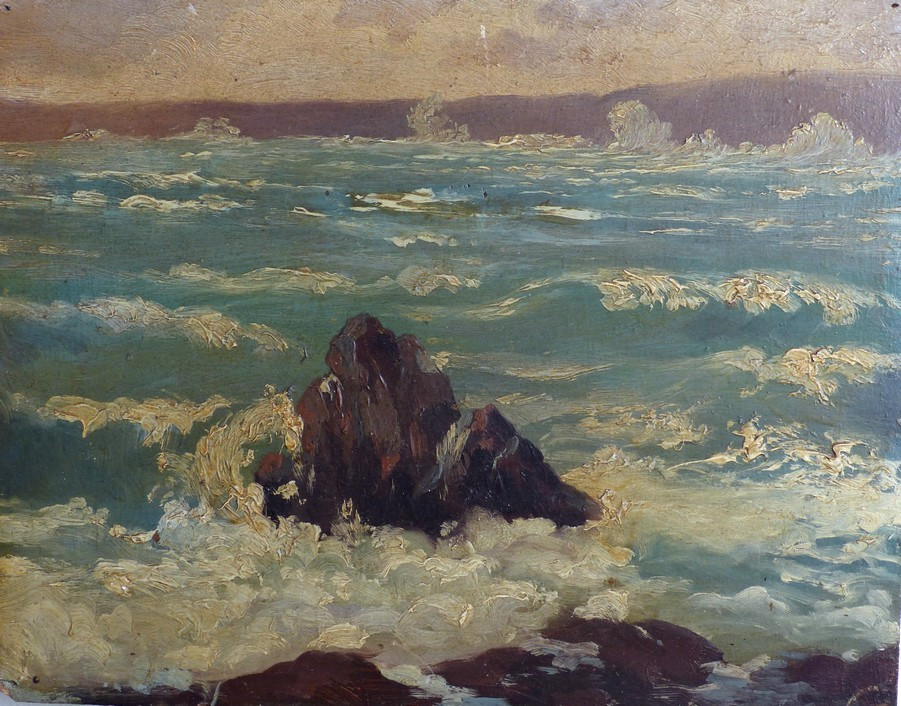 Mer agitée fin XIXème