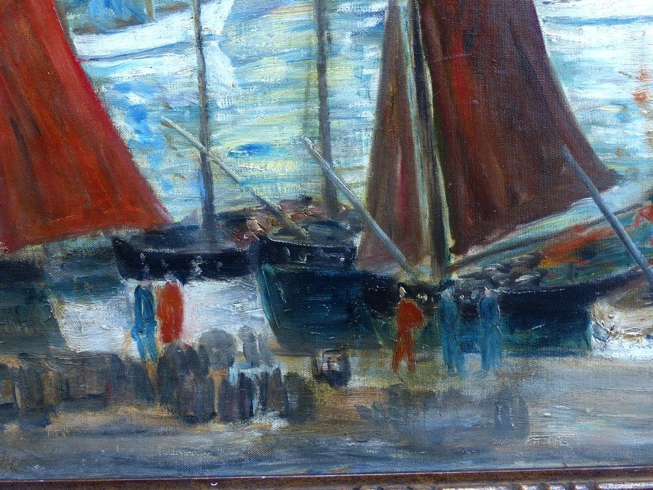 Ecole Bretonne, Tuna Boats In Port-photo-2