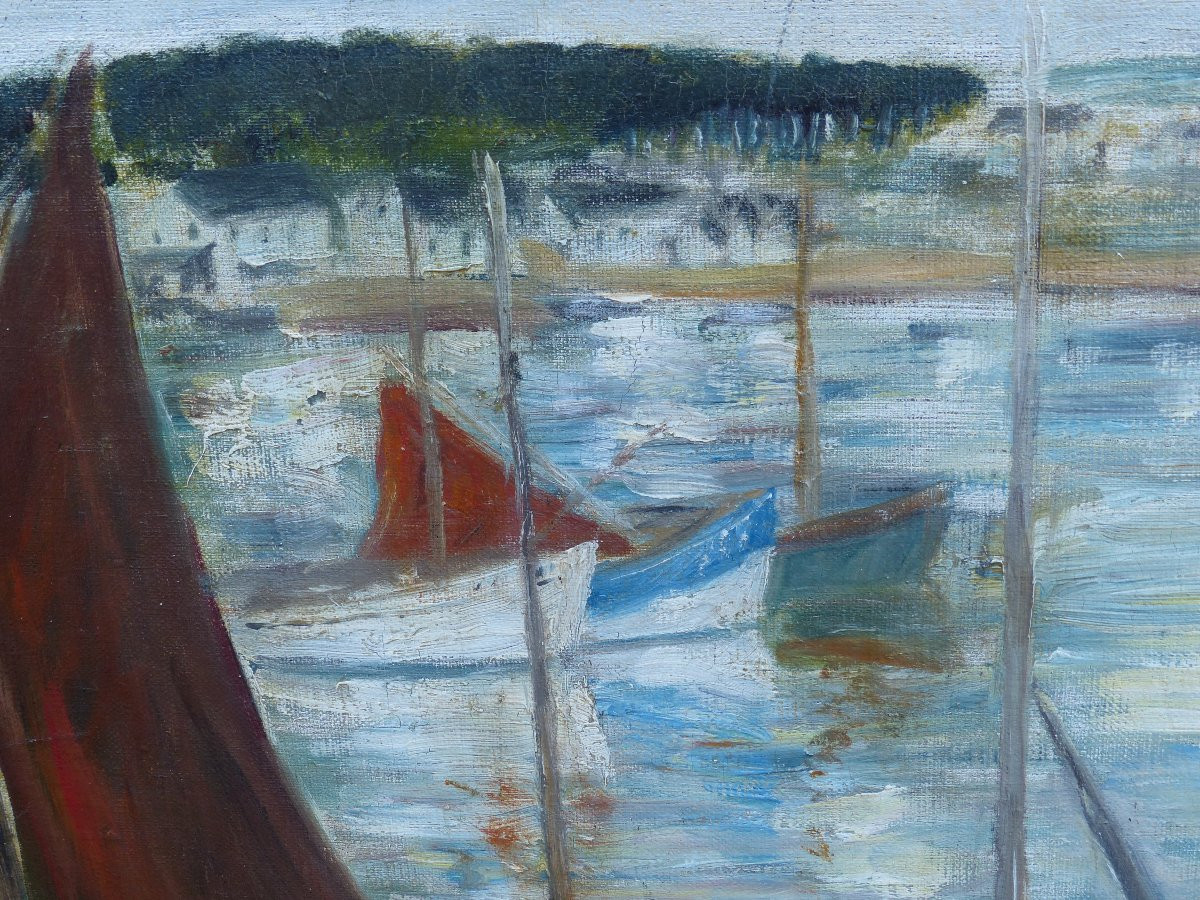 Ecole Bretonne, Tuna Boats In Port-photo-3