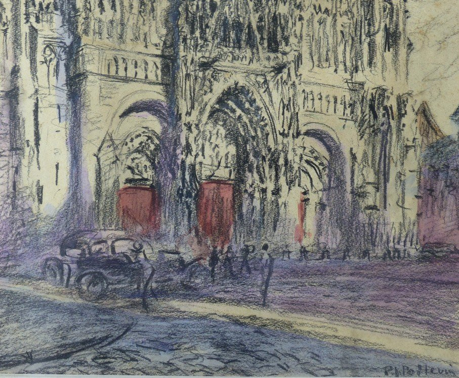 Cathédrale Notre-Dame de Rouen par Pierre Jean Poitevin-photo-4