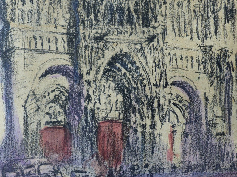 Cathédrale Notre-Dame de Rouen par Pierre Jean Poitevin-photo-1