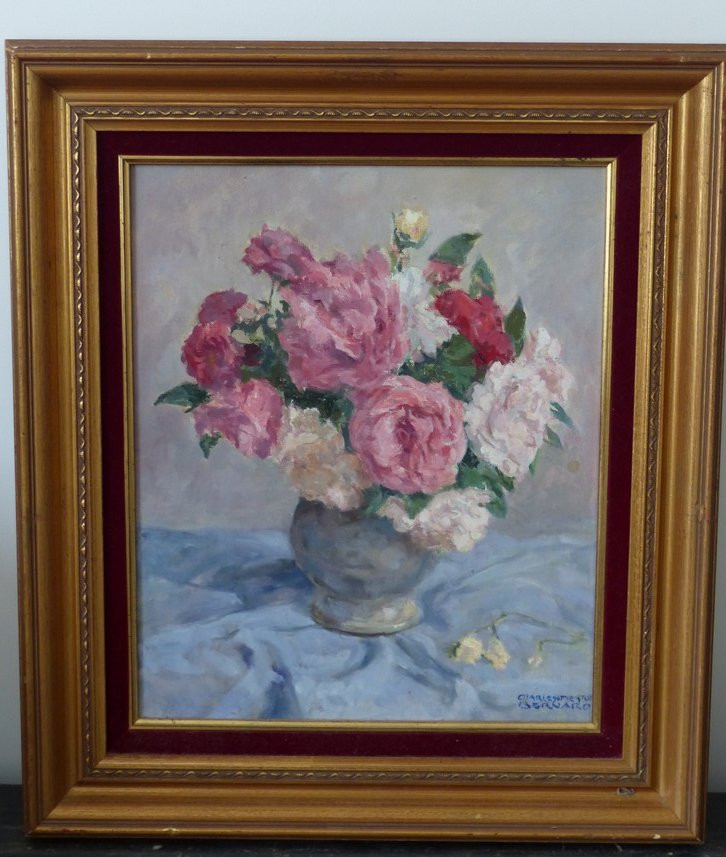 Bouquet de pivoines vers 1930-photo-2