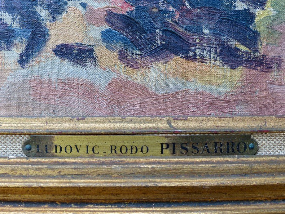 Ecole Fauve, les roulottes, attribué à Ludovic-Rodo Pissaro-photo-6