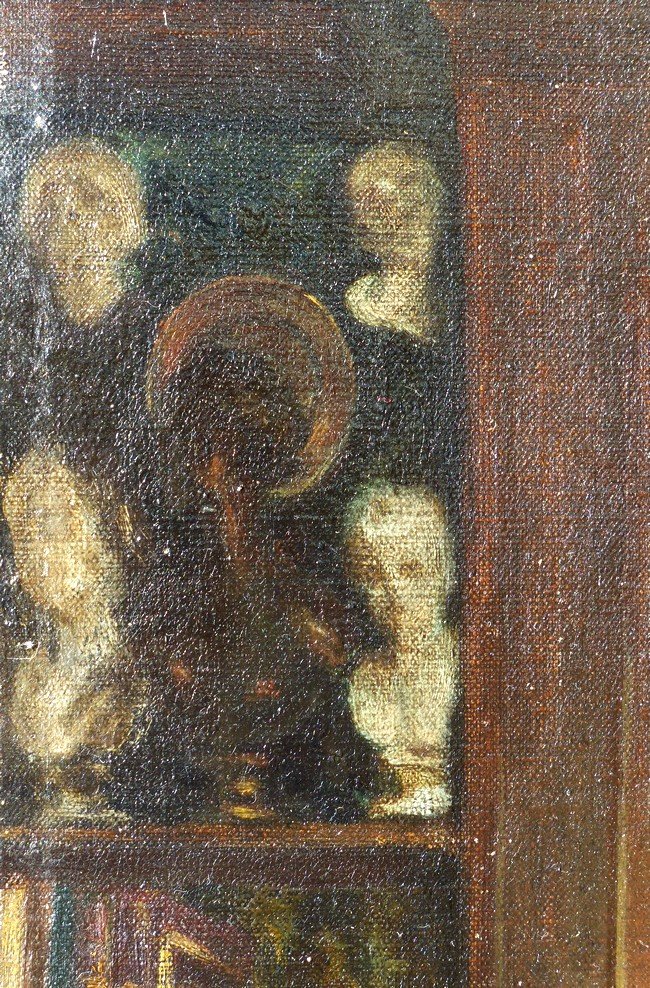 The Pupil And The Master, Interior Scene 19th Century-photo-2