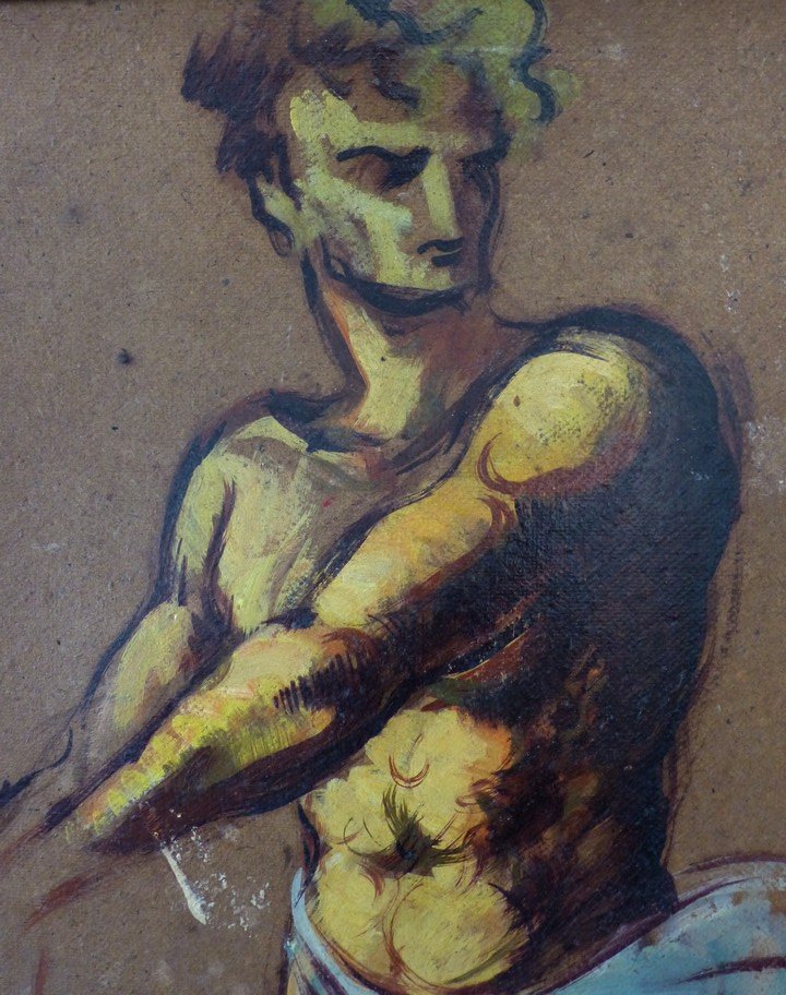 Study Of A Man Circa 1940-photo-2
