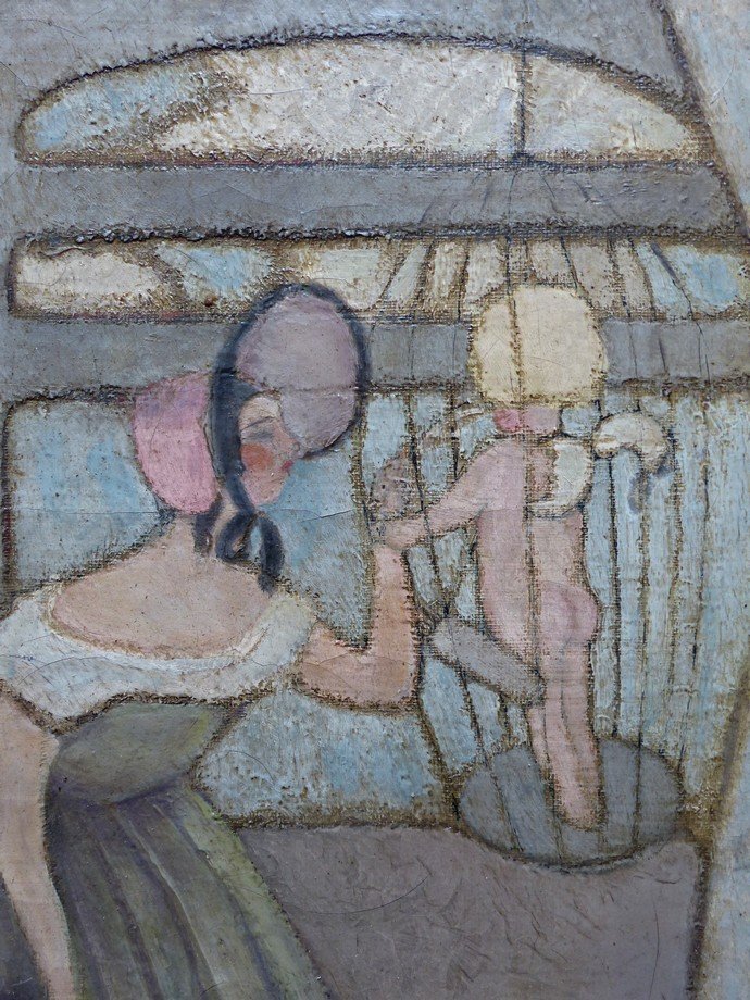 Cupidon en cage par Robert Le noir (1896-1973)-photo-3