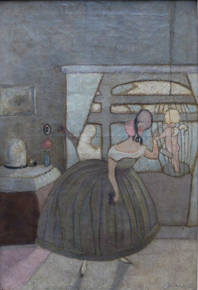 Cupidon en cage par Robert Le noir (1896-1973)