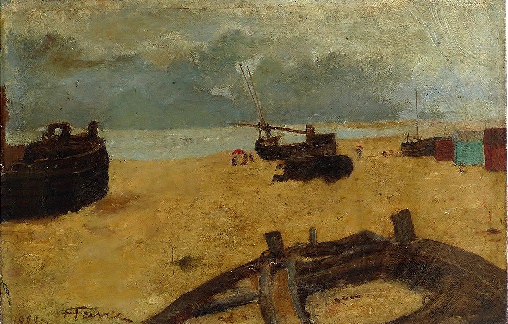 Henri Farré (1876-1949), Beach Scene