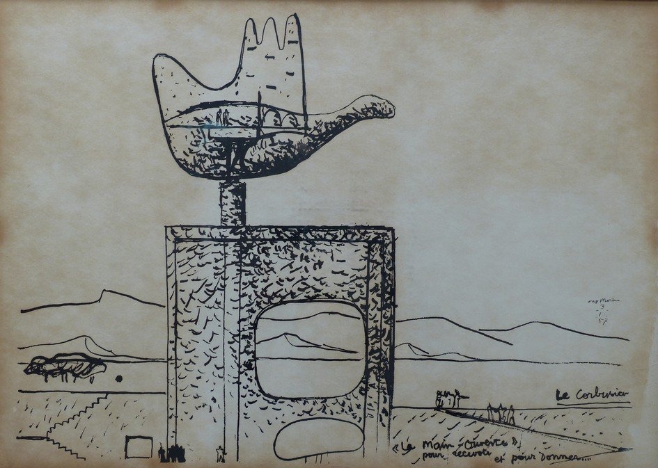 Le Corbusier, "la main ouverte"