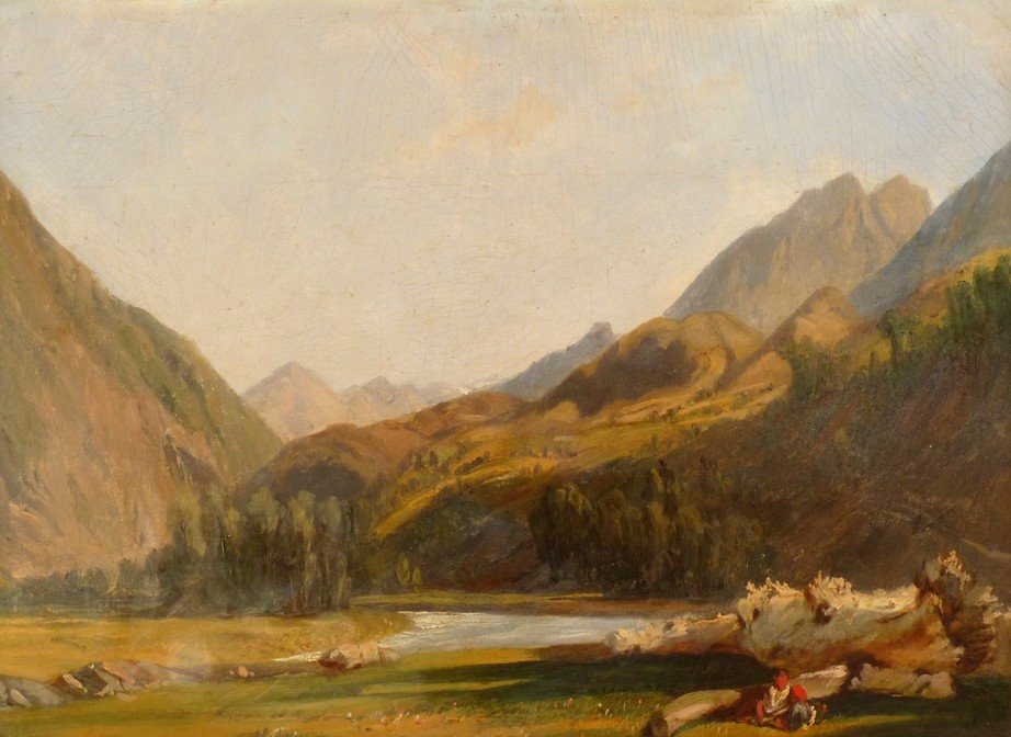 Paysage de montagne dans le goût de Calame