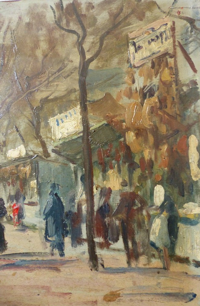 Market Scene, Boulevard Richard-lenoir In Paris-photo-3