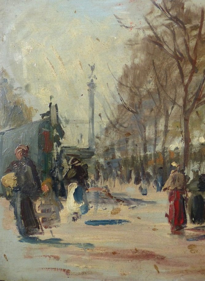 Market Scene, Boulevard Richard-lenoir In Paris-photo-1