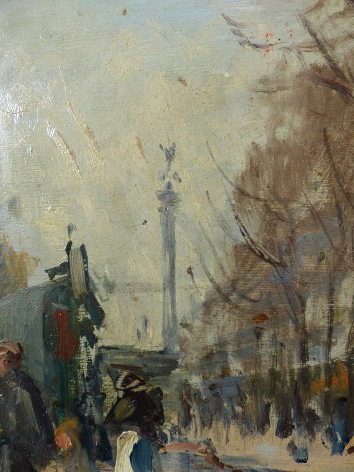 Market Scene, Boulevard Richard-lenoir In Paris-photo-2