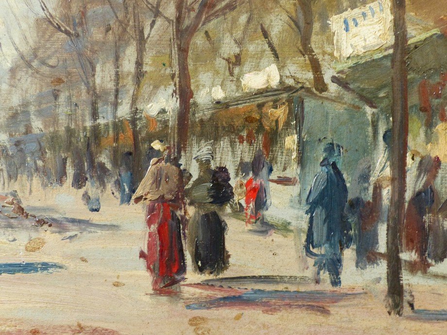 Market Scene, Boulevard Richard-lenoir In Paris-photo-3