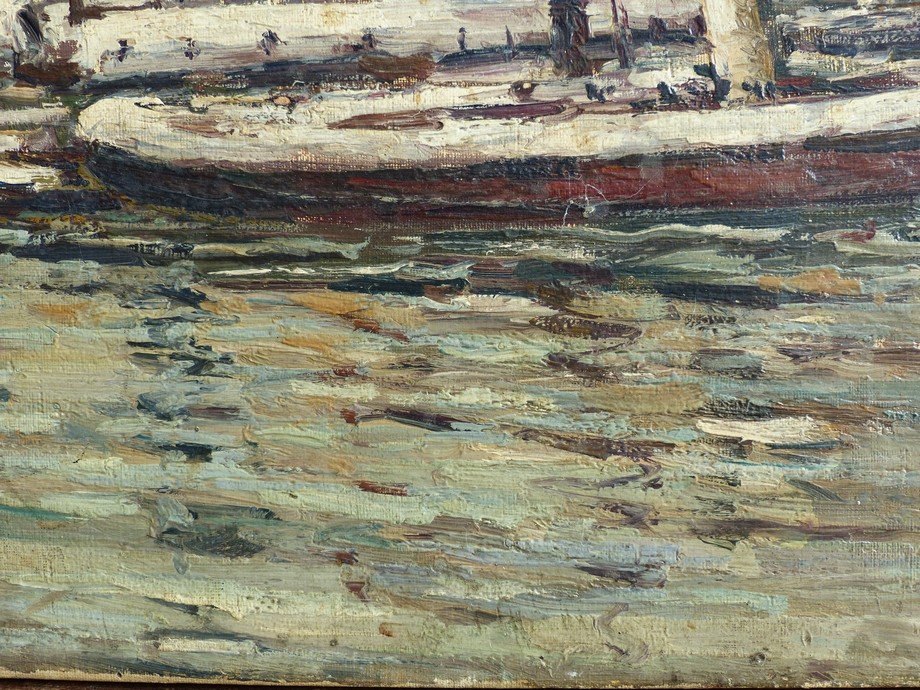 Le port de Marseille sous la neige en 1914-photo-6