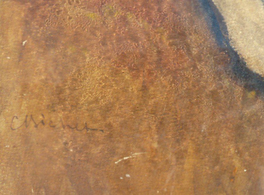 Charles Théodore Bichet, Nature morte aux pommes-photo-1