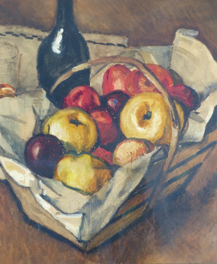 Charles Théodore Bichet, Nature morte aux pommes-photo-3