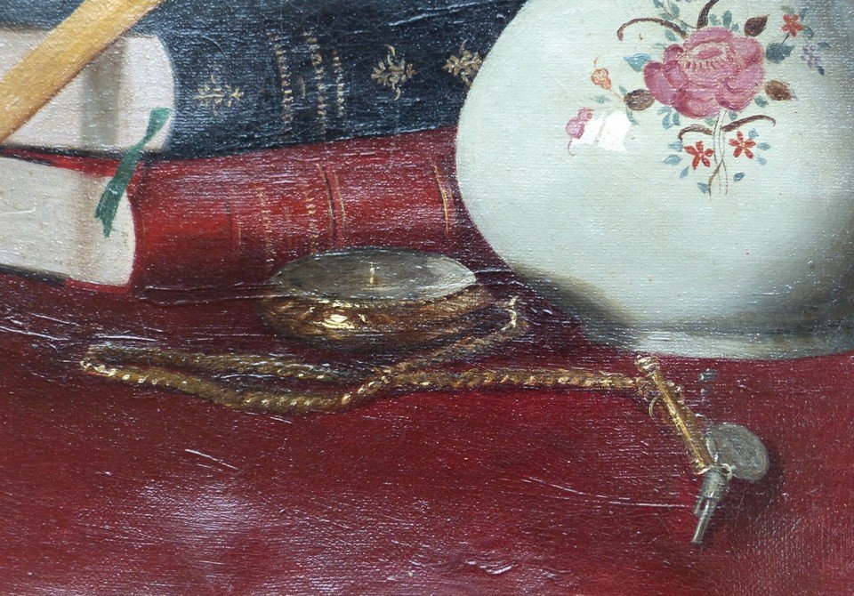 Still Life With A Pitcher And A Pocket Watch, C. 1930-photo-3