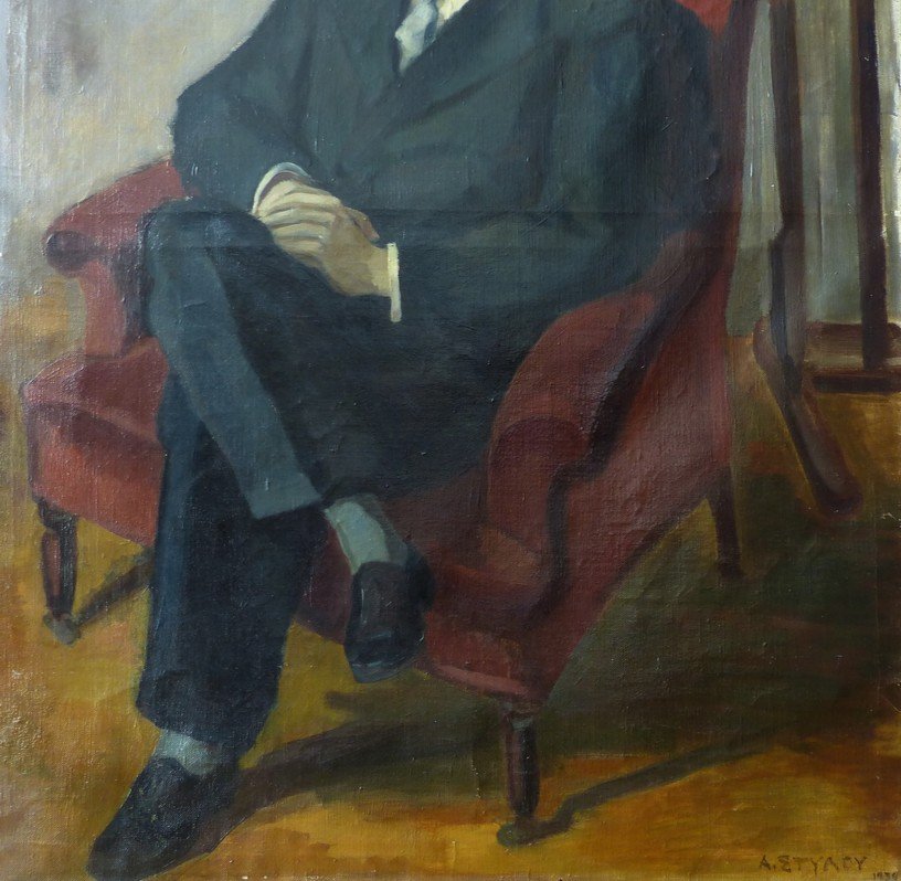 Portrait d'homme dans un atelier-photo-3