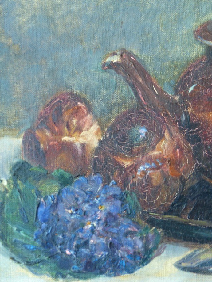 Nature morte à la brioche par Berthe Bernard-photo-3