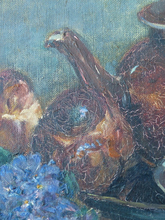 Nature morte à la brioche par Berthe Bernard-photo-4