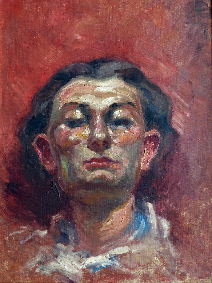 Portrait d'homme vers 1920