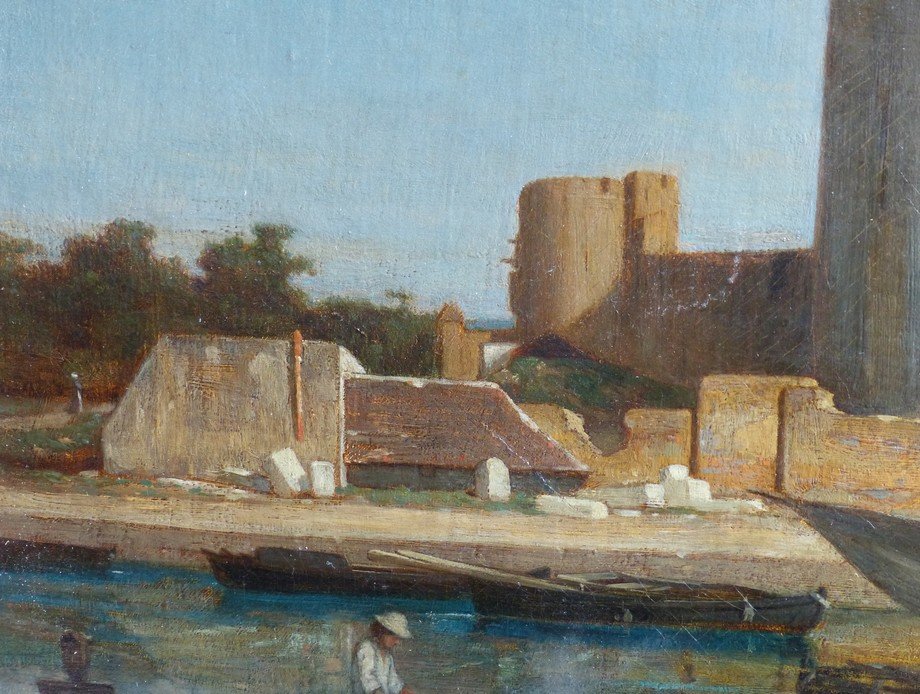 La tour de Constance à Aigues-Mortes par Vincent Vidal (1811-1887)-photo-2