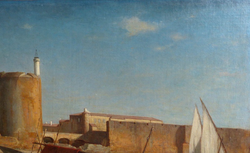 La tour de Constance à Aigues-Mortes par Vincent Vidal (1811-1887)-photo-1