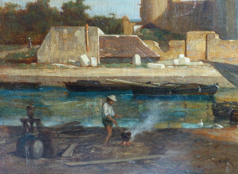La tour de Constance à Aigues-Mortes par Vincent Vidal (1811-1887)-photo-4