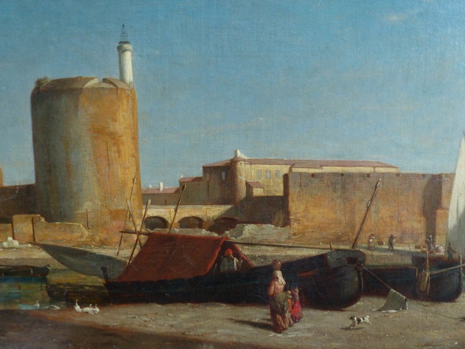 La tour de Constance à Aigues-Mortes par Vincent Vidal (1811-1887)-photo-6