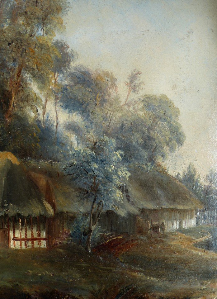Jules Coignet (1798–1860), *the Thatched Cottage*-photo-3