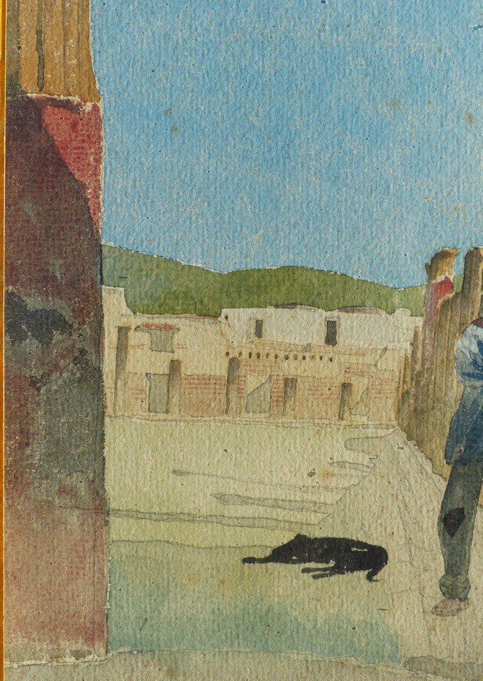 Dans les ruines de Pompeï, circa 1870-photo-2