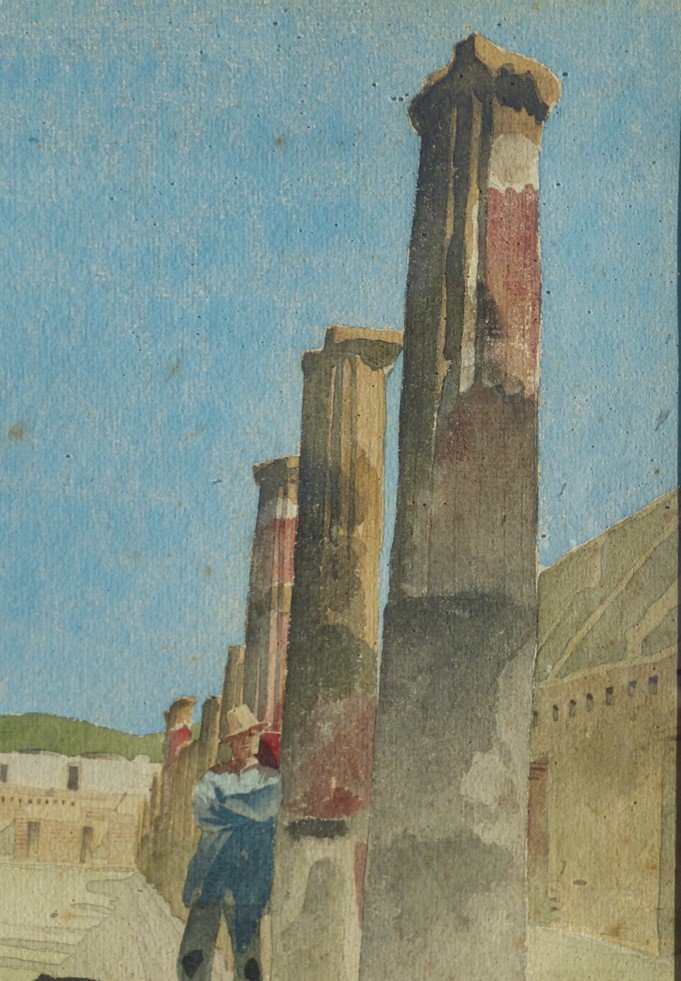 Dans les ruines de Pompeï, circa 1870-photo-4