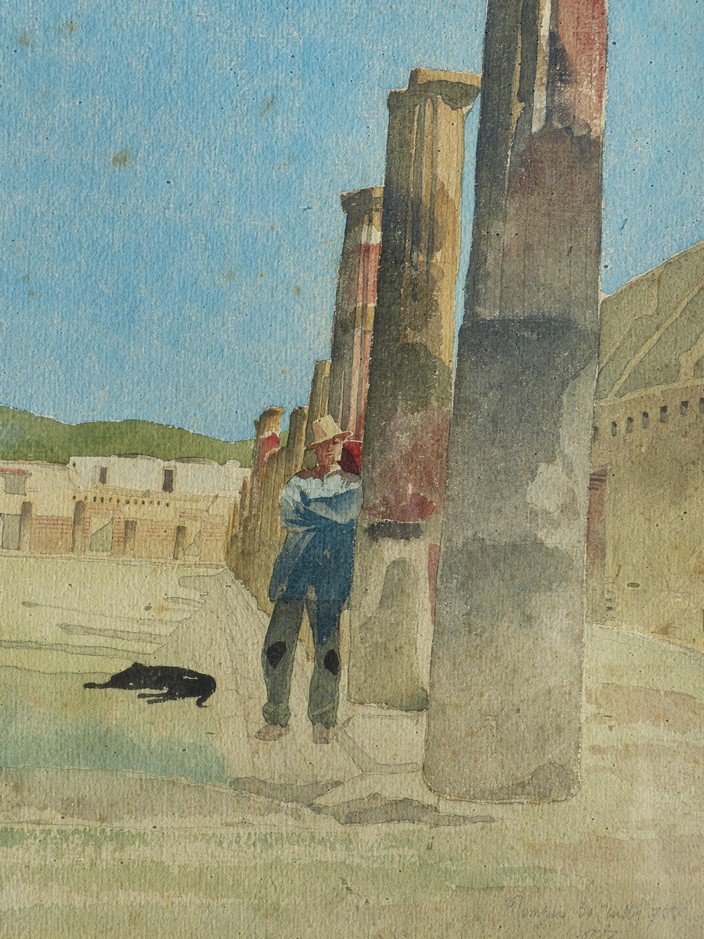 Dans les ruines de Pompeï, circa 1870-photo-2