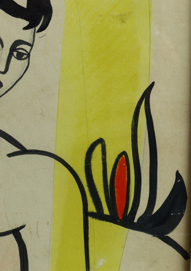 Entourage de Fernand Léger, Femme allongée-photo-4