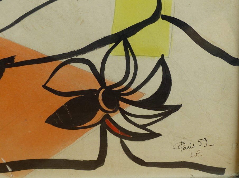 Entourage de Fernand Léger, Femme allongée-photo-1