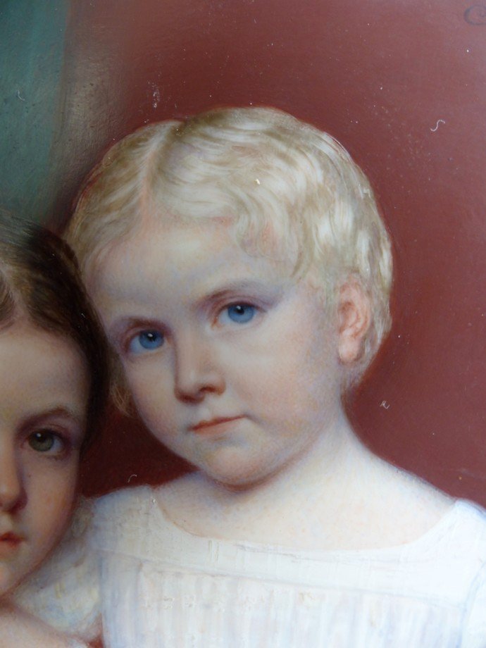 Les deux soeurs par Flavien-Emmanuel Chabanne (1799-1865)-photo-2
